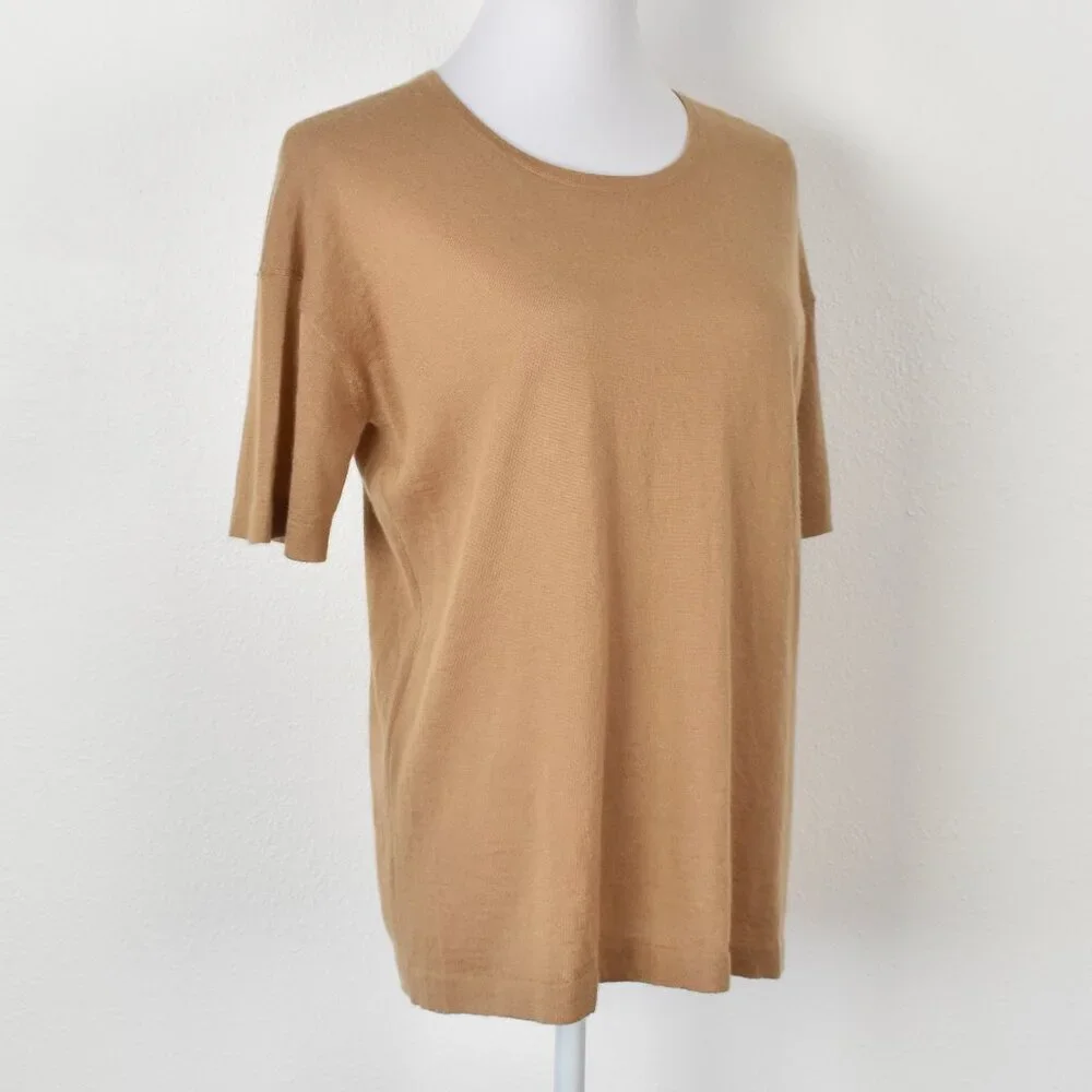Jenni Kayne Cashmere Tee Toast - S - Picture 8 of 9